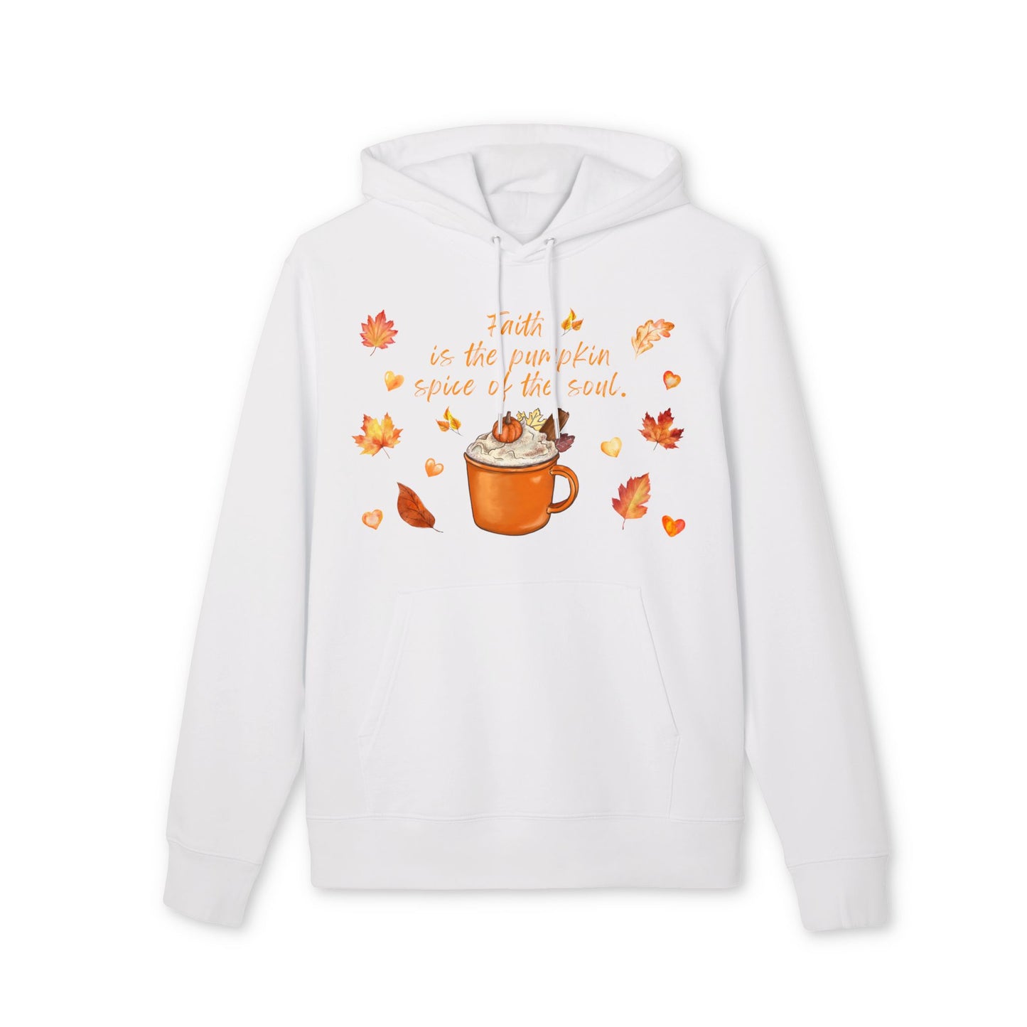 Women's Christian Pumpkin Spice Hoodie, Cozy Seasonal Hoodie, Perfect for Autumn, Cute Gift for Coffee Lovers