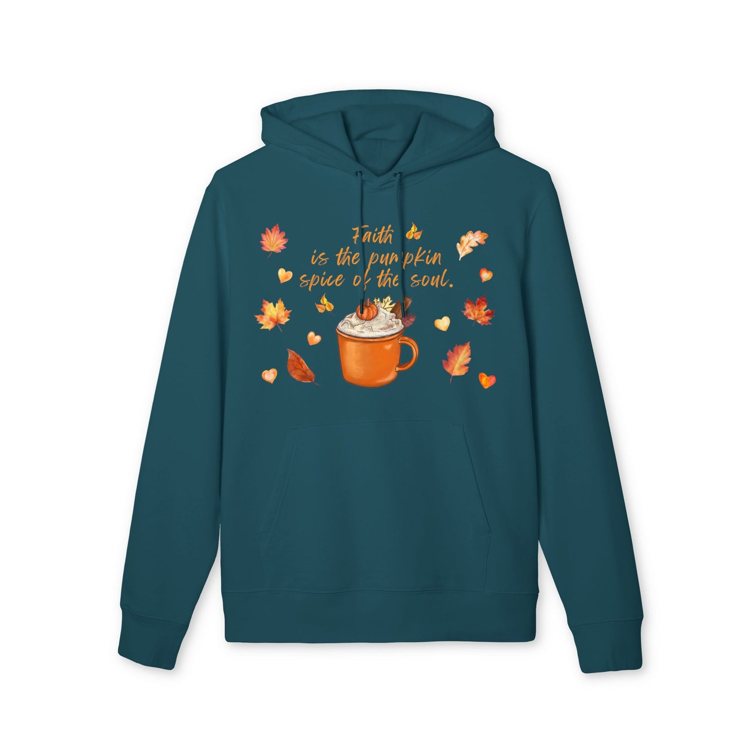 Women's Christian Pumpkin Spice Hoodie, Cozy Seasonal Hoodie, Perfect for Autumn, Cute Gift for Coffee Lovers