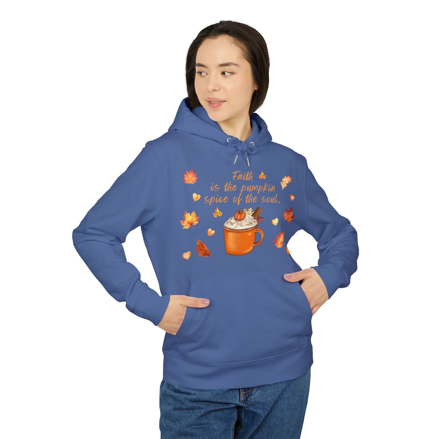 Women's Christian Pumpkin Spice Hoodie, Cozy Seasonal Hoodie, Perfect for Autumn, Cute Gift for Coffee Lovers