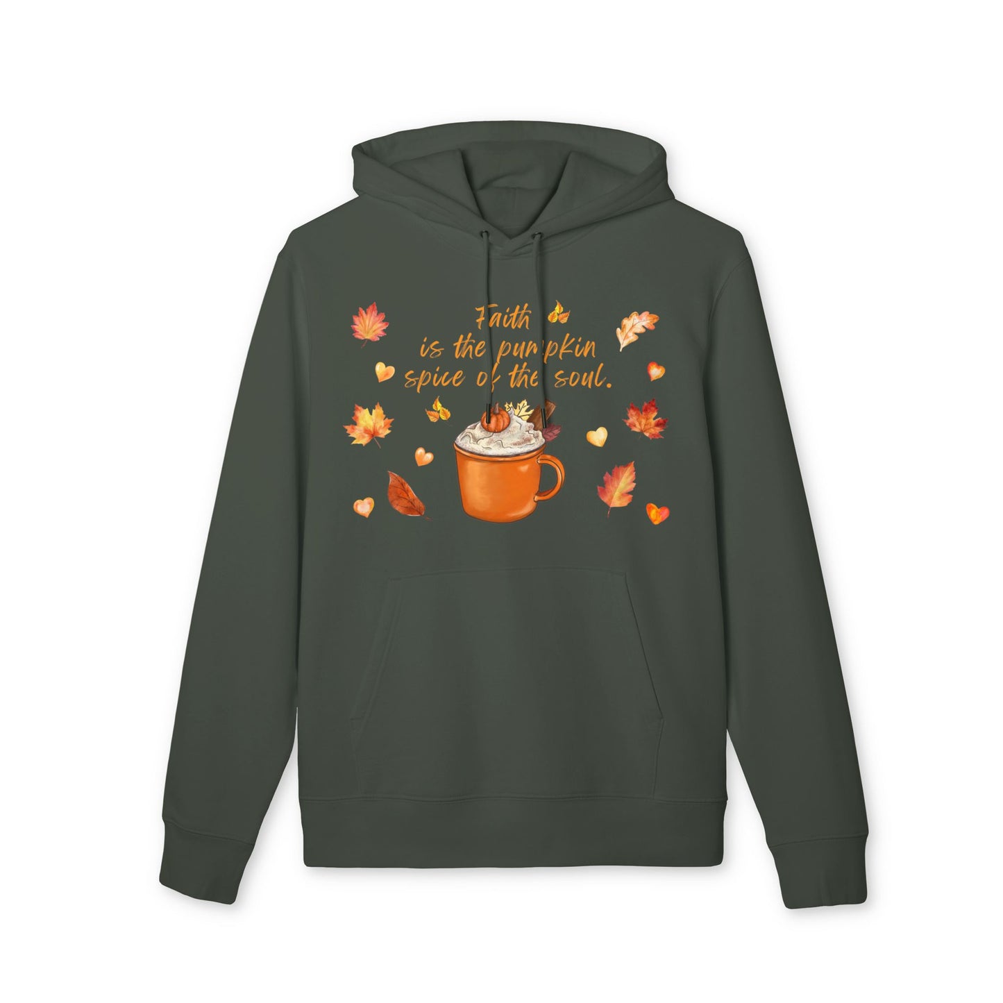 Women's Christian Pumpkin Spice Hoodie, Cozy Seasonal Hoodie, Perfect for Autumn, Cute Gift for Coffee Lovers