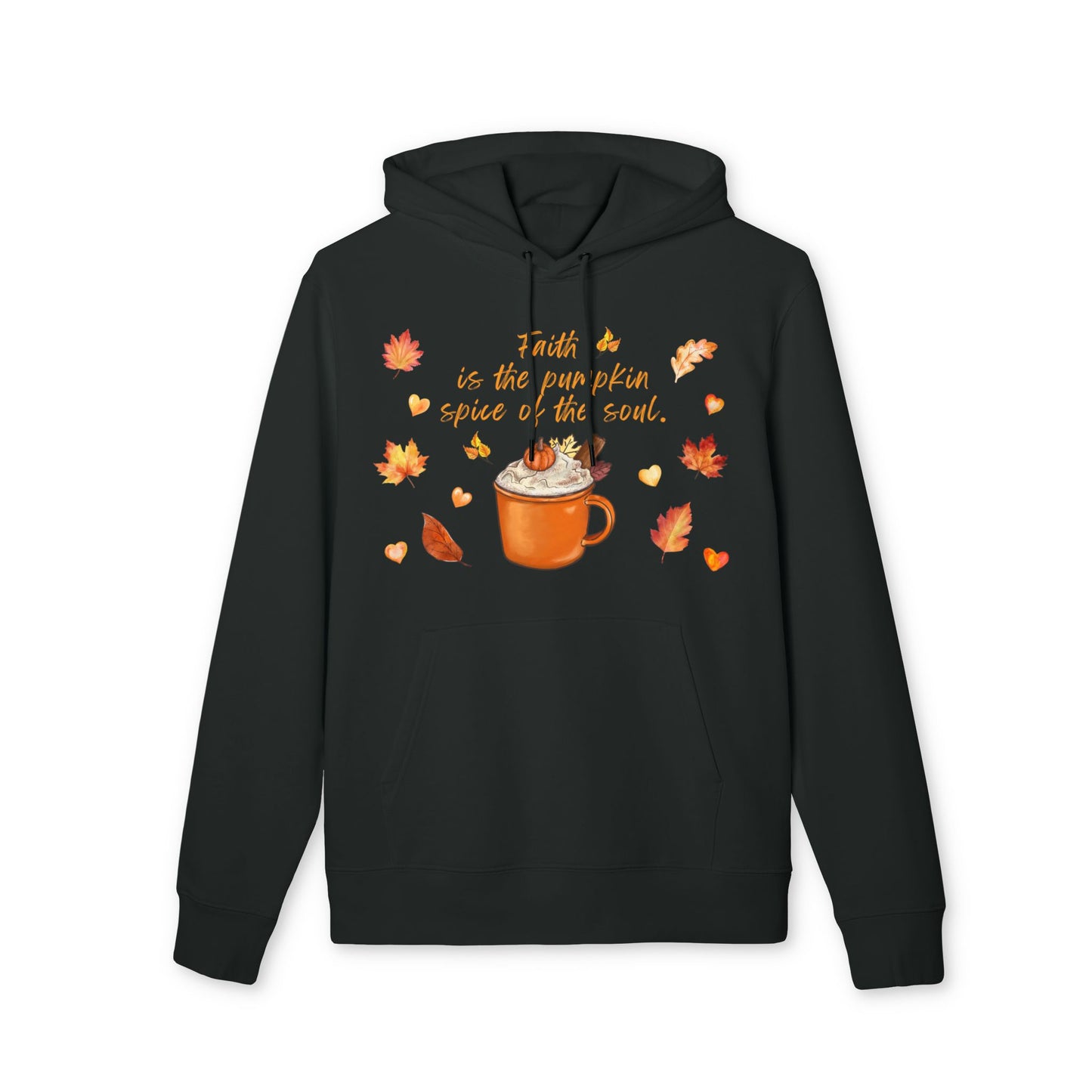 Women's Christian Pumpkin Spice Hoodie, Cozy Seasonal Hoodie, Perfect for Autumn, Cute Gift for Coffee Lovers