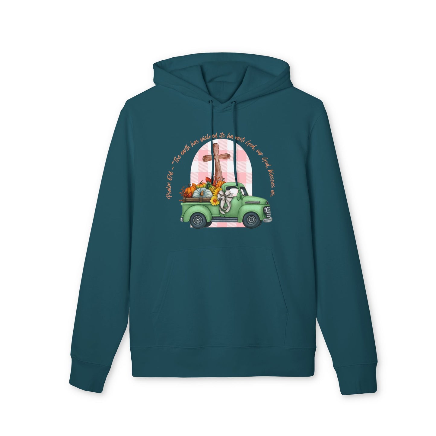Christian Fall Hoodie - Psalm 67:6 - Women's