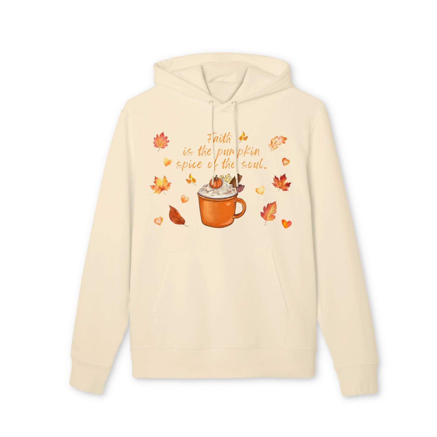 Women's Christian Pumpkin Spice Hoodie, Cozy Seasonal Hoodie, Perfect for Autumn, Cute Gift for Coffee Lovers