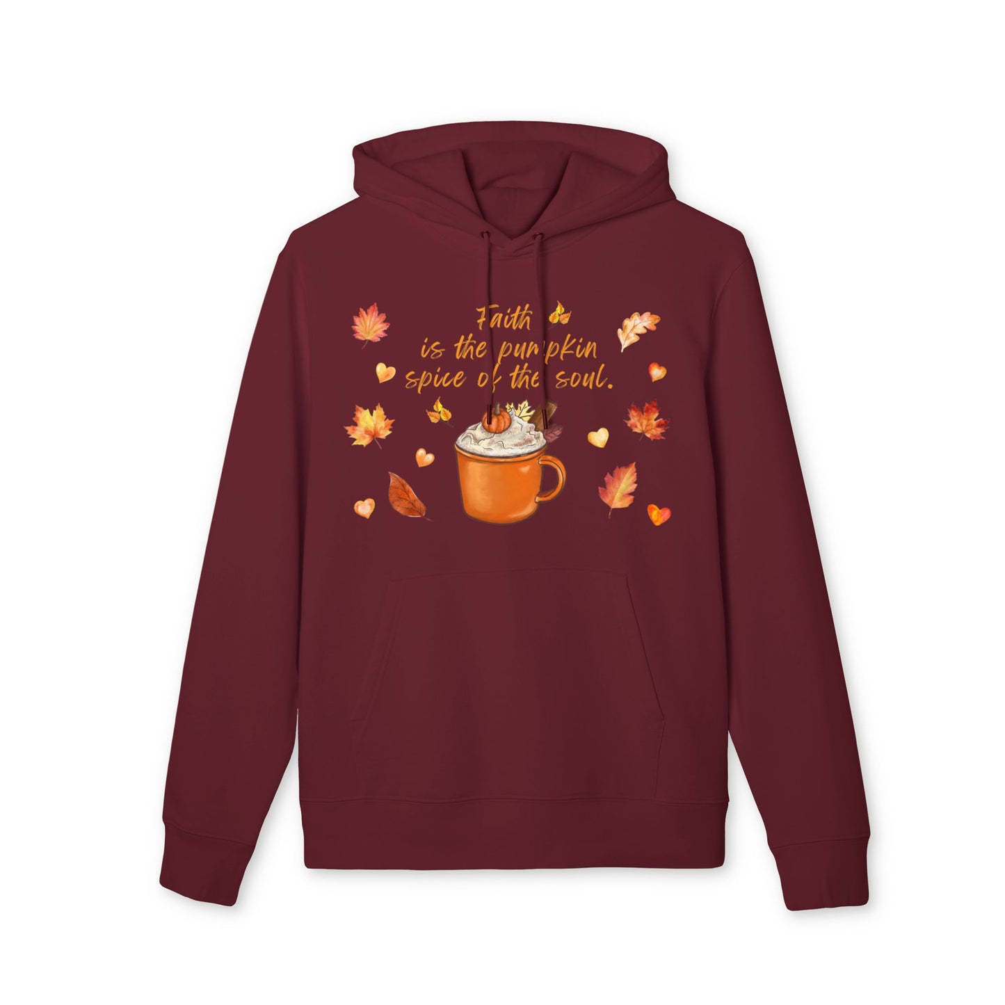 Women's Christian Pumpkin Spice Hoodie, Cozy Seasonal Hoodie, Perfect for Autumn, Cute Gift for Coffee Lovers
