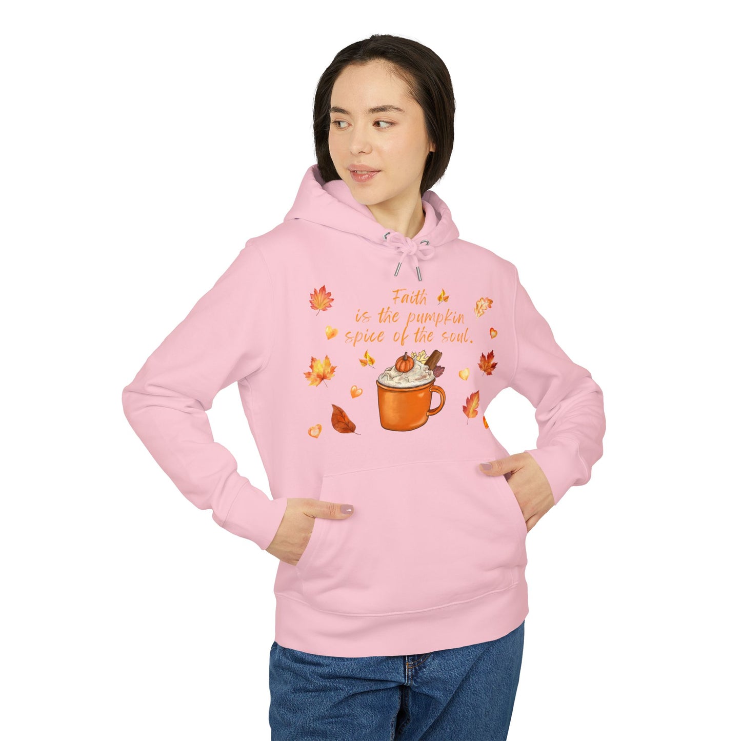 Women's Christian Pumpkin Spice Hoodie, Cozy Seasonal Hoodie, Perfect for Autumn, Cute Gift for Coffee Lovers