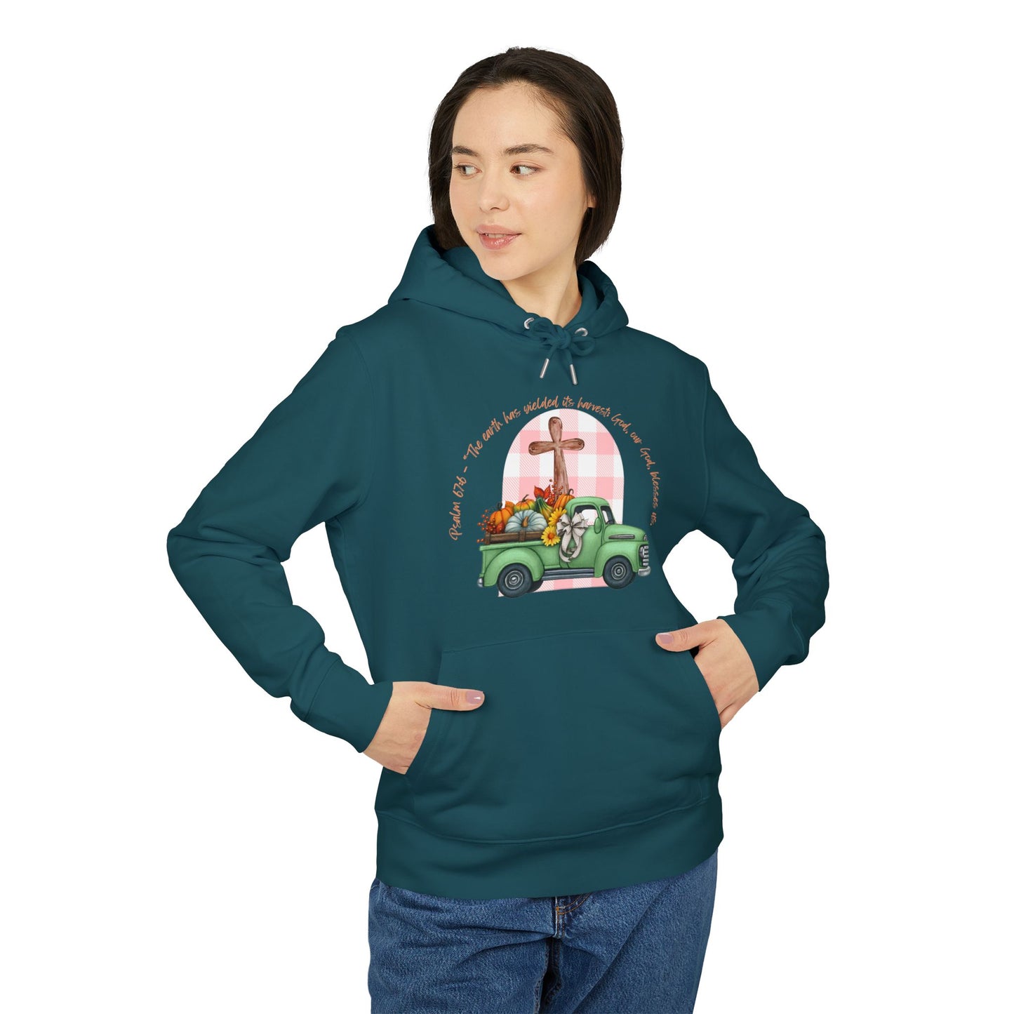 Christian Fall Hoodie - Psalm 67:6 - Women's