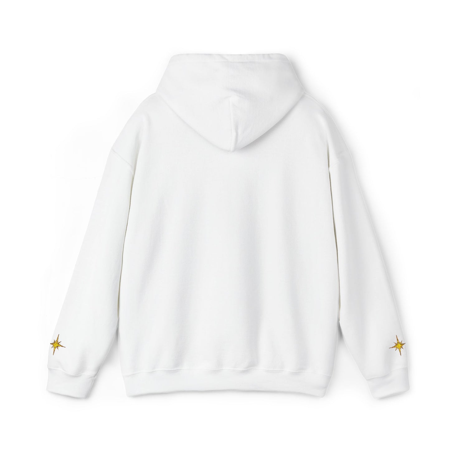 Christian Christmas Hoodie — Lamb in Manger with Star of Bethlehem