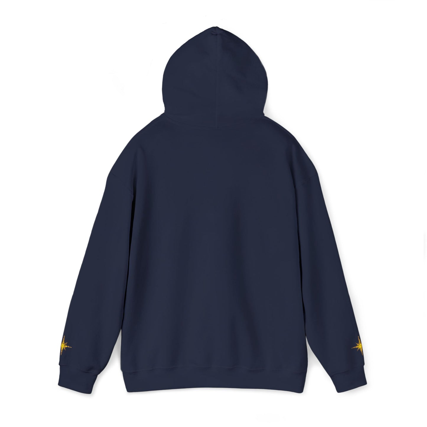 Christian Christmas Hoodie — Lamb in Manger with Star of Bethlehem