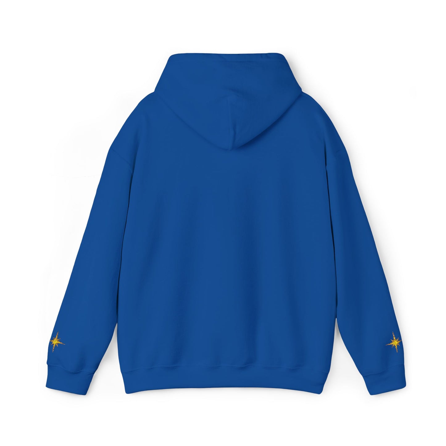 Christian Christmas Hoodie — Lamb in Manger with Star of Bethlehem