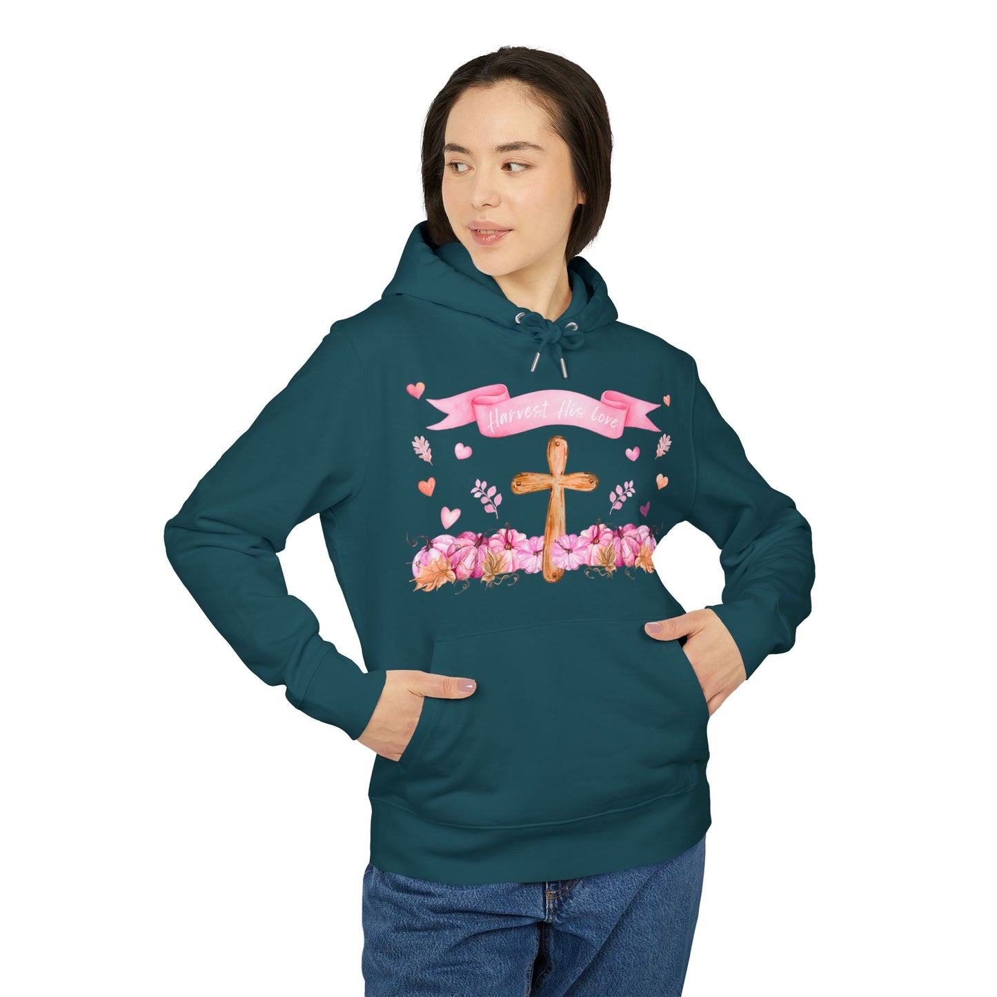 Women's Christian Fall Hoodie - Harvest His Love