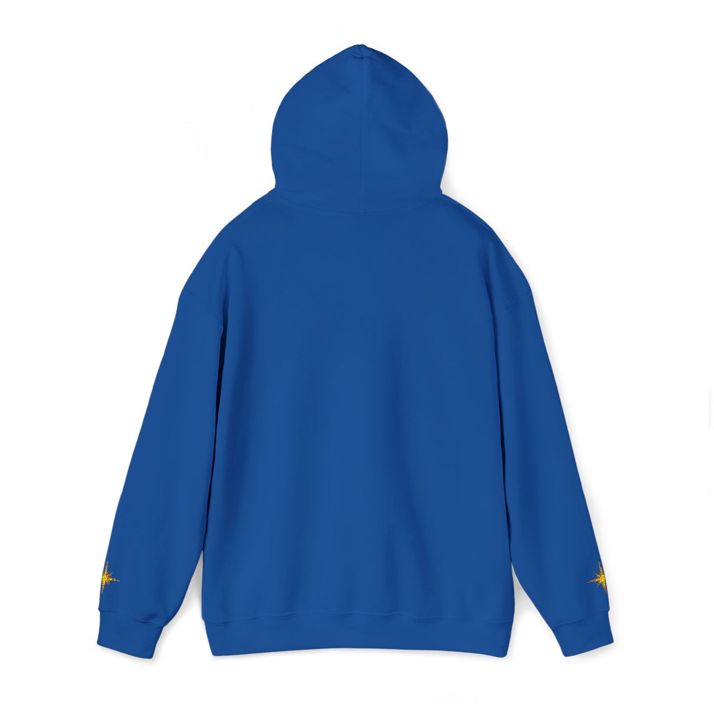 Christian Christmas Hoodie — Lamb in Manger with Star of Bethlehem