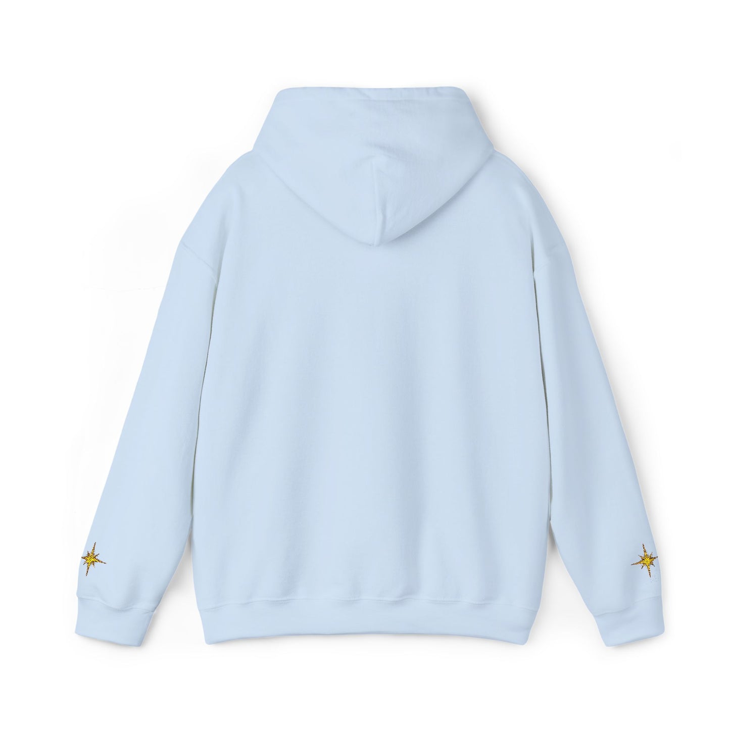 Christian Christmas Hoodie — Lamb in Manger with Star of Bethlehem