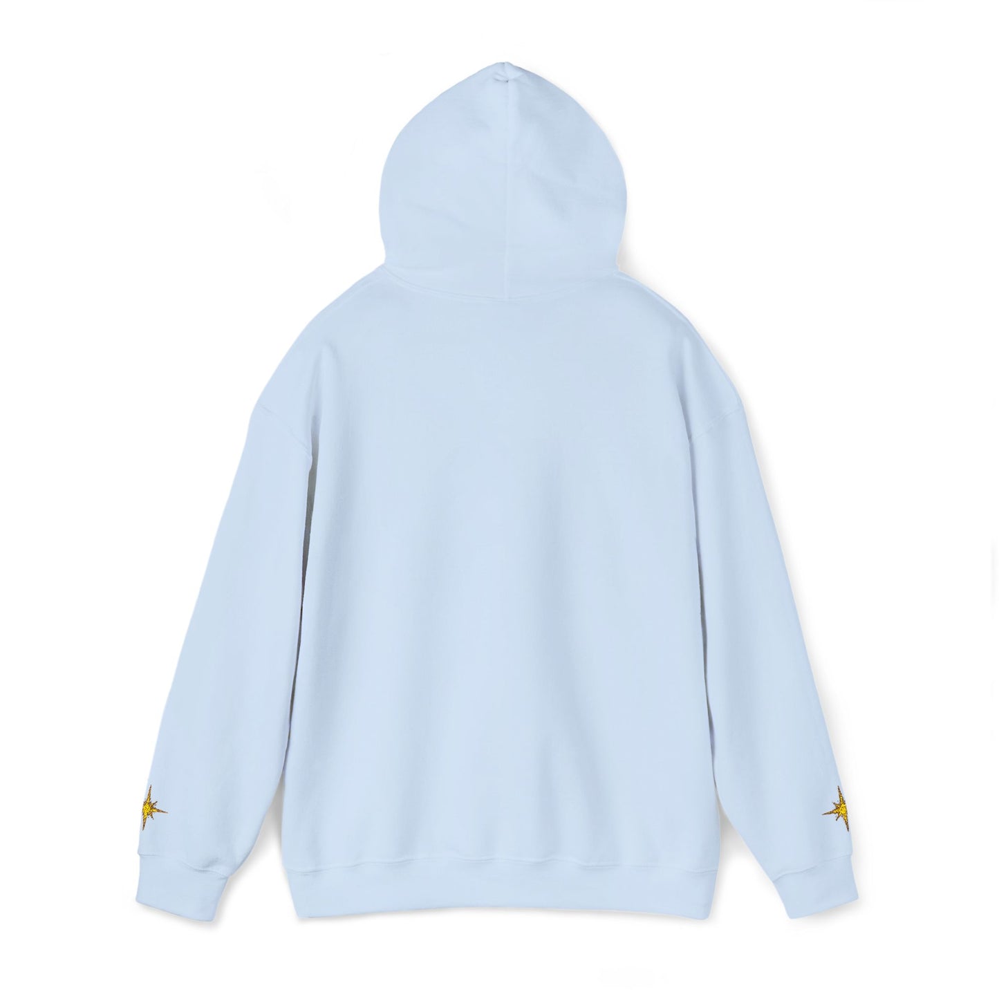 Christian Christmas Hoodie — Lamb in Manger with Star of Bethlehem