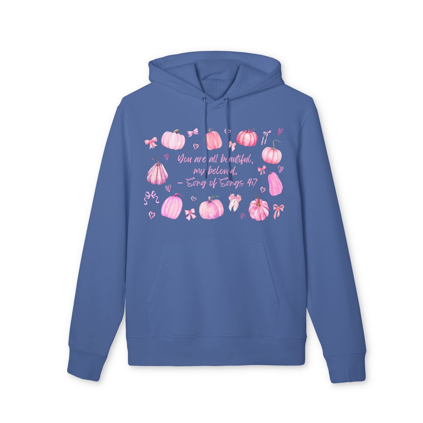 Women's Christian Fall Hoodie with Song of Songs 4:7 Verse